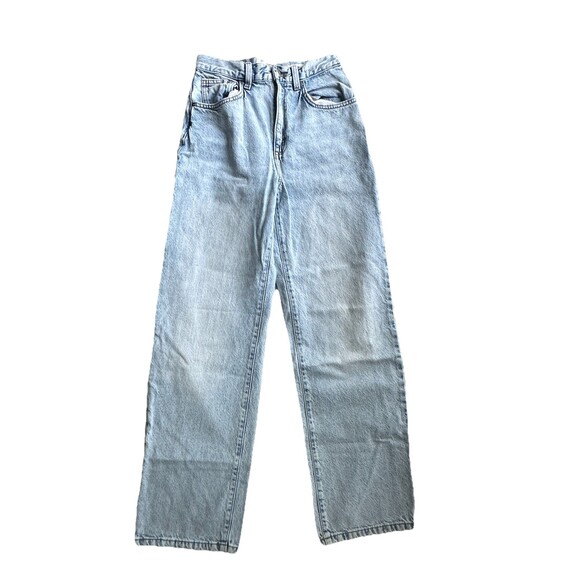 Cotton On Denim - Cotton On Womens Light Wash Denim Loose Straight High Rise Size 26